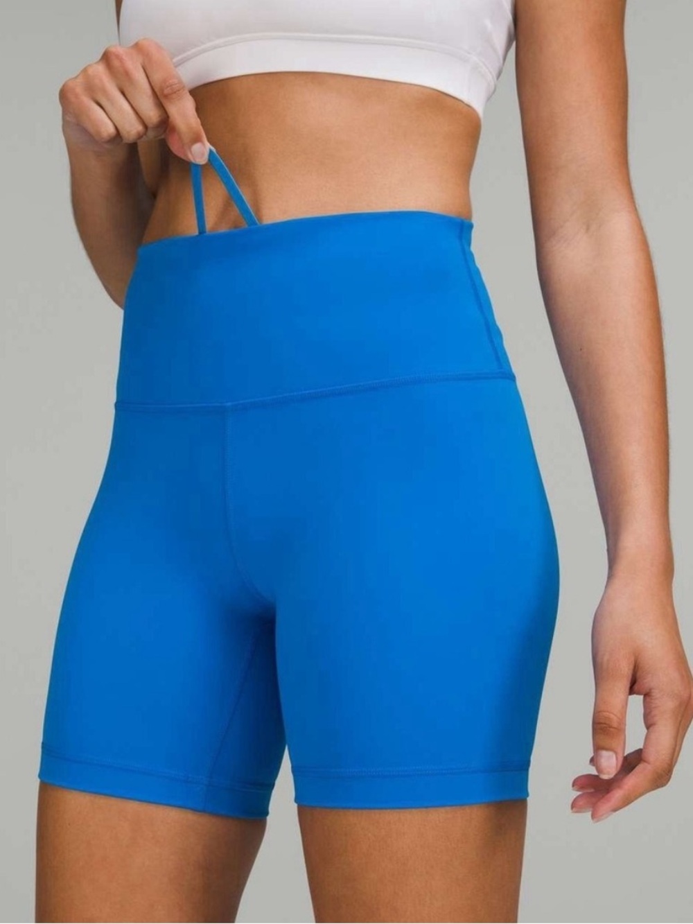 Lululemon Wunder Train High-Rise Short 8" In Poolside
